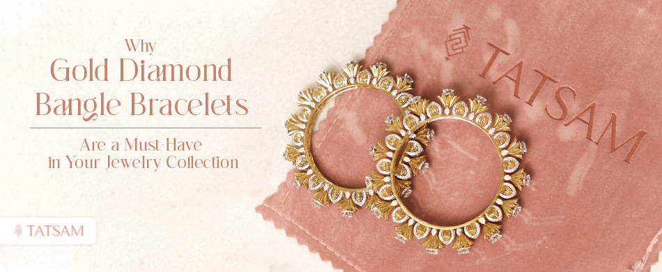 Gold Diamond Bangle Bracelets surat