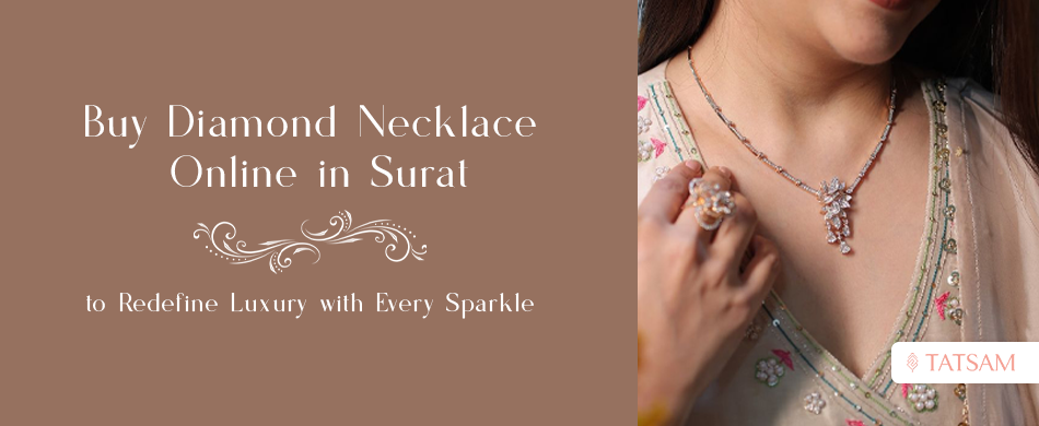 Buy Diamond Necklace Online in Surat