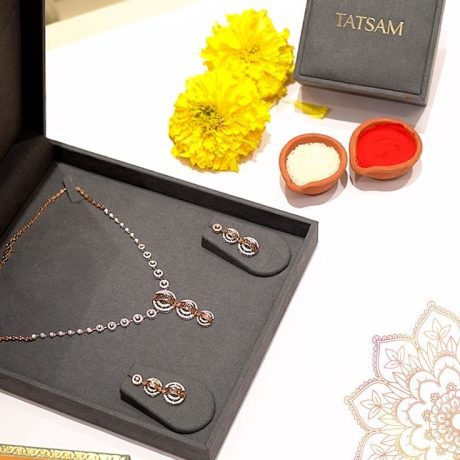 Trinity Grace Diamond Necklace Set